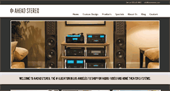 Desktop Screenshot of aheadstereo.com