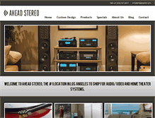 Tablet Screenshot of aheadstereo.com